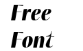 PF Marlet Display Black Italic PF Marlet Display Black Italic