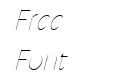 PGF Now Hairline Italic PGF Now Hairline Italic