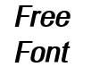 PLAYFUL RUNWAY Black Italic PLAYFUL RUNWAY Black Italic