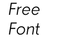 Paloseco Light Italic Paloseco Light Italic