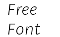 Petala Pro Light Italic Petala Pro Light Italic