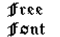 Pixel Gothic Font Pixel Gothic Font