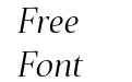 Plaisir Light Italic Plaisir Light Italic