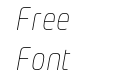 Plau Thin Italic Plau Thin Italic