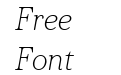 Plush Trial Extra Light Italic Plush Trial Extra Light Italic
