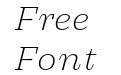 Practical Serif Extralight Italic Practical Serif Extralight Italic