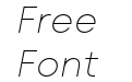 Mont Blanc-Trial Thin Italic