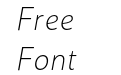 Proda Sans Thin Italic Proda Sans Thin Italic