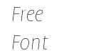 Profile Pro Thin Italic Profile Pro Thin Italic