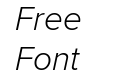 Proxima Nova Alt Light Italic Proxima Nova Alt Light Italic