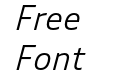Puffin Light Italic Puffin Light Italic