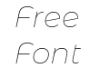 Montserrat Alternates Thin Italic