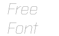 Purista Thin Italic Purista Thin Italic