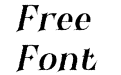 QILAVOEN Distort Italic QILAVOEN Distort Italic