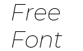 Montserrat ExtraLight Italic