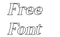 Qandile Outline Italic Qandile Outline Italic