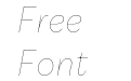 Qualion Text Hairline Italic Qualion Text Hairline Italic