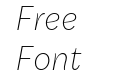 Qualion Text Thin Italic Qualion Text Thin Italic