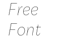 Qualion Text Ultra Thin Italic Qualion Text Ultra Thin Italic
