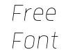 Quan Pro R Slim W05 Thin Italic Quan Pro R Slim W05 Thin Italic