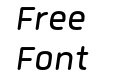 Quan Pro R W05 Semi Light Italic Quan Pro R W05 Semi Light Italic