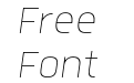 Quan W05 Thin Italic Quan W05 Thin Italic