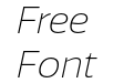 Quatro Extra Light Italic Quatro Extra Light Italic