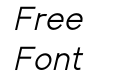 Qumelan Thin Italic Qumelan Thin Italic