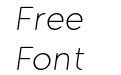 Quosm Light Italic Quosm Light Italic