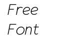 Radian Extra Light Italic Radian Extra Light Italic