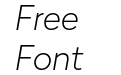 Radikal Trial Thin Italic Radikal Trial Thin Italic