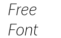 Radona Cond Thin Italic Radona Cond Thin Italic
