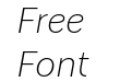 Radona Ext Thin Italic Radona Ext Thin Italic
