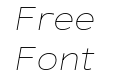 Rafine Thin Italic Rafine Thin Italic