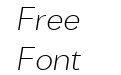 Rapor Extra Light Italic Rapor Extra Light Italic