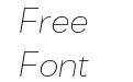 Rapor Thin Italic Rapor Thin Italic