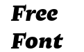 Raritas Extra Bold Italic Raritas Extra Bold Italic