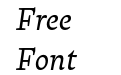 Raritas Regular Italic Raritas Regular Italic