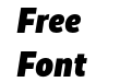 Realist Narrow Black Italic Realist Narrow Black Italic