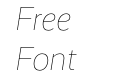 Realist Thin Italic Realist Thin Italic