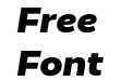 Realist Wide Black Italic Realist Wide Black Italic