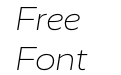 Realist Wide Light Italic Realist Wide Light Italic