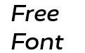 Realist Wide Medium Italic Realist Wide Medium Italic