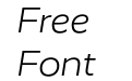 Realist Wide Semi Light Italic Realist Wide Semi Light Italic