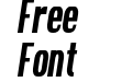 Reche Bold italic cond Reche Bold italic cond