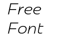 Redonda Light Italic Redonda Light Italic