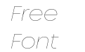 Regulator Nova Thin Italic Regulator Nova Thin Italic
