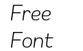 Remora Sans W2 Light Italic Remora Sans W2 Light Italic