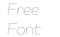 Remora Sans W3 Thin Italic Remora Sans W3 Thin Italic