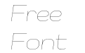 Remora Sans W5 Thin Italic Remora Sans W5 Thin Italic